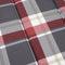vidaXL - Ligbedkussen - 200x70x3 - cm - oxford - stof - ruitpatroon - rood