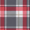 vidaXL - Ligbedkussen - 200x70x3 - cm - oxford - stof - ruitpatroon - rood