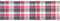 vidaXL - Ligbedkussen - 200x70x3 - cm - oxford - stof - ruitpatroon - rood