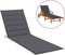 vidaXL - Ligbedkussen - 200x70x3 - cm - oxford - stof - antracietkleurig