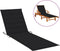 vidaXL - Ligbedkussen - 200x70x3 - cm - oxford - stof - zwart