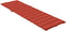 vidaXL - Ligbedkussen - 200x70x4 - cm - stof - gemêleerd - rood