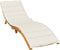 vidaXL - Ligbedkussen - 200x70x4 - cm - stof - gemêleerd - crèmekleurig