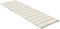 vidaXL - Ligbedkussen - 200x70x4 - cm - stof - gemêleerd - crèmekleurig