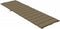 vidaXL - Ligbedkussen - 200x70x4 - cm - stof - gemêleerd - taupe