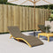 vidaXL - Ligbedkussen - 200x70x4 - cm - stof - gemêleerd - taupe