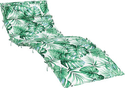 vidaXL - Ligbedkussen - bladpatroon - 180x60x3 - cm - oxford - stof