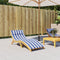 vidaXL - Ligbedkussen - gestreept - 180x60x3 - cm - oxford - stof - blauw - en - wit