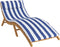 vidaXL - Ligbedkussen - gestreept - 180x60x3 - cm - oxford - stof - blauw - en - wit