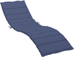 vidaXL - Ligbedkussen - oxford - stof - marineblauw
