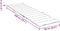 vidaXL - Ligbedkussen - oxford - stof - marineblauw
