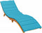 vidaXL - Ligbedkussen - oxford - stof - turquoise