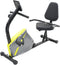 vidaXL - Ligfiets - hometrainer - magnetisch - met - hartslagmeter