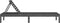 vidaXL - Ligstoel - 199,5x60x74 - cm - massief - grenenhout - grijs