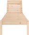 vidaXL - Ligstoel - 199,5x60x74 - cm - massief - grenenhout