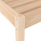 vidaXL - Ligstoel - 199,5x60x74 - cm - massief - grenenhout
