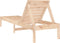 vidaXL - Ligstoel - 199,5x60x74 - cm - massief - grenenhout