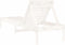 vidaXL - Ligstoel - 199,5x60x74 - cm - massief - grenenhout - wit
