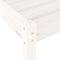 vidaXL - Ligstoel - 199,5x60x74 - cm - massief - grenenhout - wit