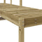 vidaXL - Ligstoel - 199,5x62x55 - cm - geïmpregneerd - grenenhout