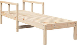 vidaXL - Ligstoel - 199,5x62x55 - cm - massief - grenenhout
