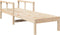 vidaXL - Ligstoel - 199,5x62x55 - cm - massief - grenenhout