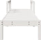 vidaXL - Ligstoel - 199,5x62x55 - cm - massief - grenenhout - wit