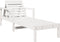 vidaXL - Ligstoel - 199,5x62x55 - cm - massief - grenenhout - wit