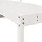 vidaXL - Ligstoel - 199,5x62x55 - cm - massief - grenenhout - wit