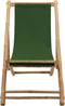 vidaXL - Ligstoel - bamboe - en - canvas - groen