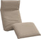 vidaXL - Ligstoel - inklapbaar - 175x54x8,5 - cm - oxford - stof - taupe