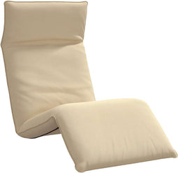 vidaXL - Ligstoel - inklapbaar - 175x54x8,5 - cm - Oxford - stof - beige