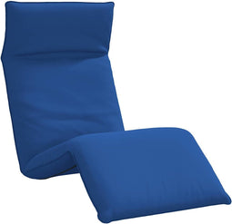 vidaXL - Ligstoel - inklapbaar - 175x54x8,5 - cm - oxford - stof - koningsblauwe