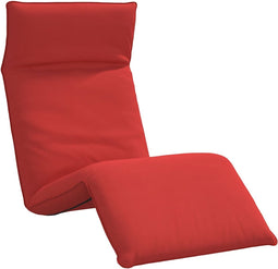 vidaXL - Ligstoel - inklapbaar - 175x54x8,5 - cm - oxford - stof - rood