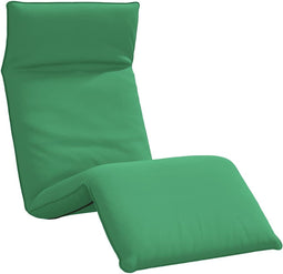vidaXL - Ligstoel - inklapbaar - 175x54x8,5 - cm - oxford - stof - groen