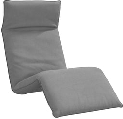 vidaXL - Ligstoel - inklapbaar - 175x54x8,5 - cm - Oxford - stof - grijs