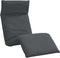 vidaXL - Ligstoel - inklapbaar - 175x54x8,5 - cm - Oxford - stof - antracietkleurig