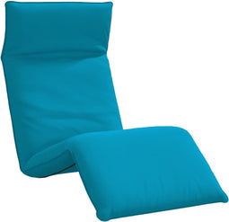 vidaXL - Ligstoel - inklapbaar - 175x54x8,5 - cm - oxford - stof - lichtblauw