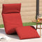 vidaXL - Ligstoel - inklapbaar - 175x54x8,5 - cm - oxford - stof - rood