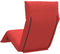 vidaXL - Ligstoel - inklapbaar - 175x54x8,5 - cm - oxford - stof - rood