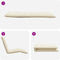 vidaXL - Ligstoel - inklapbaar - 175x54x8,5 - cm - Oxford - stof - crème