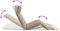 vidaXL - Ligstoel - inklapbaar - 175x54x8,5 - cm - oxford - stof - taupe