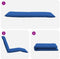 vidaXL - Ligstoel - inklapbaar - 175x54x8,5 - cm - oxford - stof - koningsblauwe