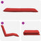 vidaXL - Ligstoel - inklapbaar - 175x54x8,5 - cm - oxford - stof - rood