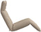 vidaXL - Ligstoel - inklapbaar - 175x54x8,5 - cm - oxford - stof - taupe