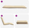 vidaXL - Ligstoel - inklapbaar - 175x54x8,5 - cm - Oxford - stof - beige