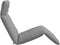 vidaXL - Ligstoel - inklapbaar - 175x54x8,5 - cm - Oxford - stof - grijs