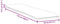 vidaXL - Ligstoel - inklapbaar - 175x54x8,5 - cm - oxford - stof - lichtblauw
