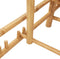 vidaXL - Ligstoel - met - kussens - 55x199x30 - cm - bamboe