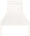 vidaXL - Ligstoelen - 2 - st - 199,5x60x74 - cm - massief - grenenhout - wit